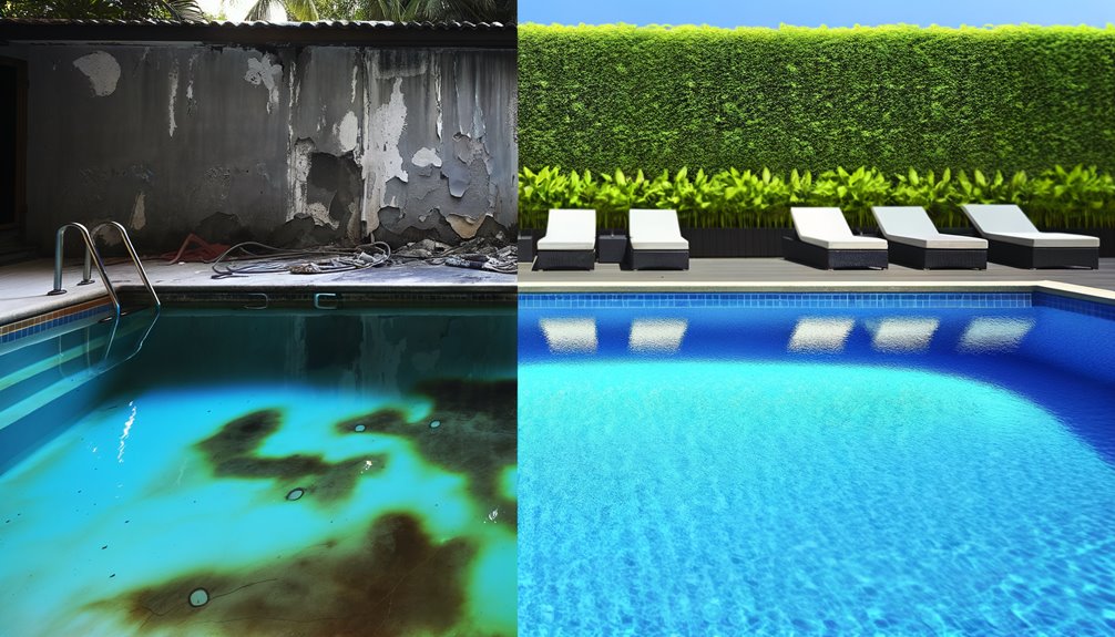 pool resurfacing makeover highlights