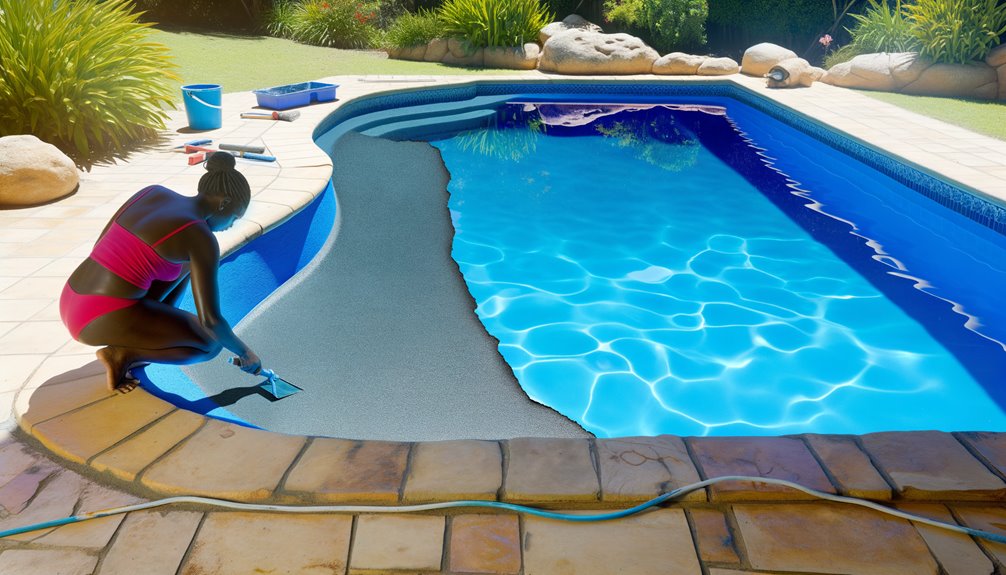 pool surface renewal process