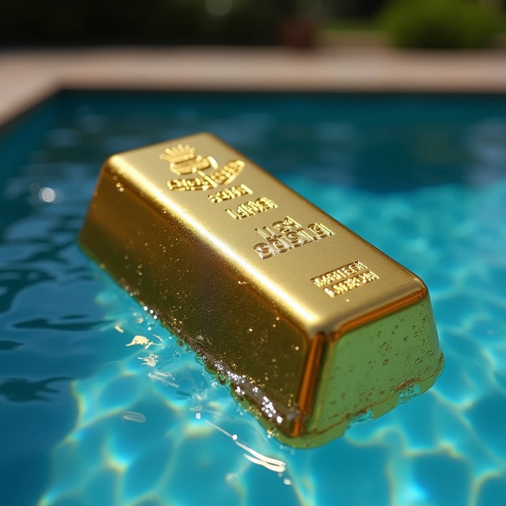 volume of earth's gold