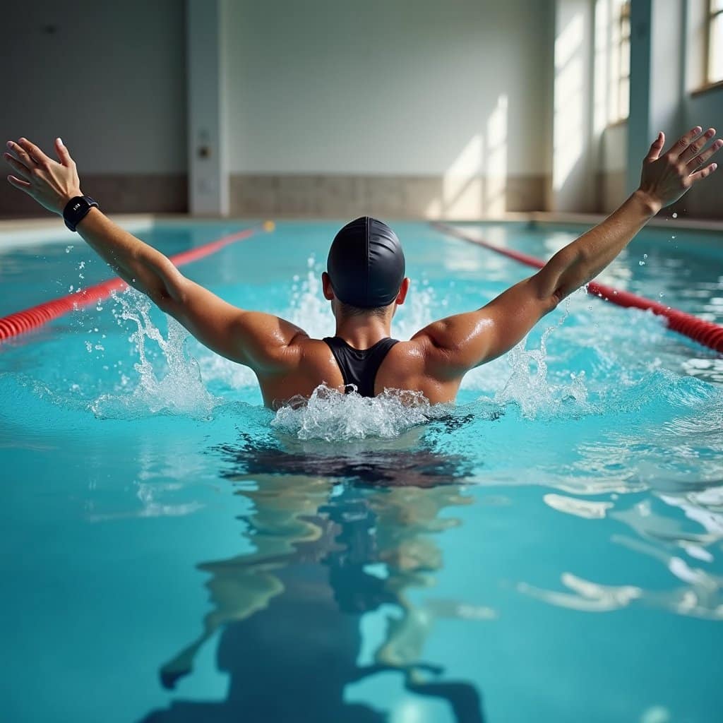 backstroke endurance training session