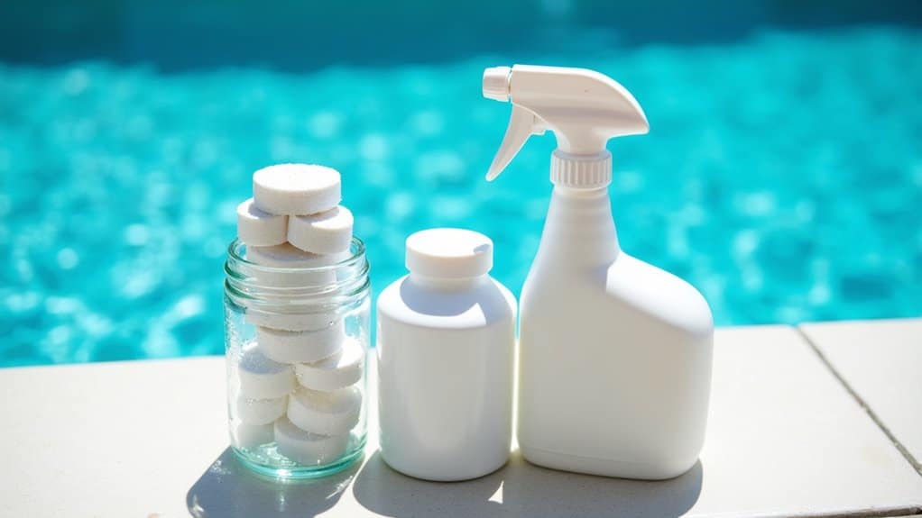 chlorine effective pool sanitizer