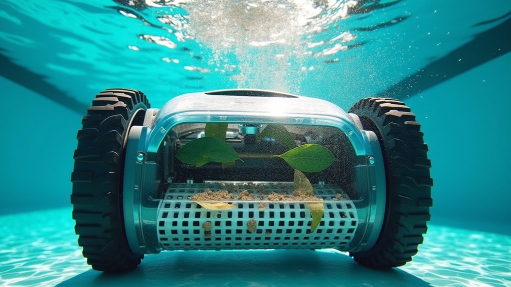 robotic cleaner filtration efficiency