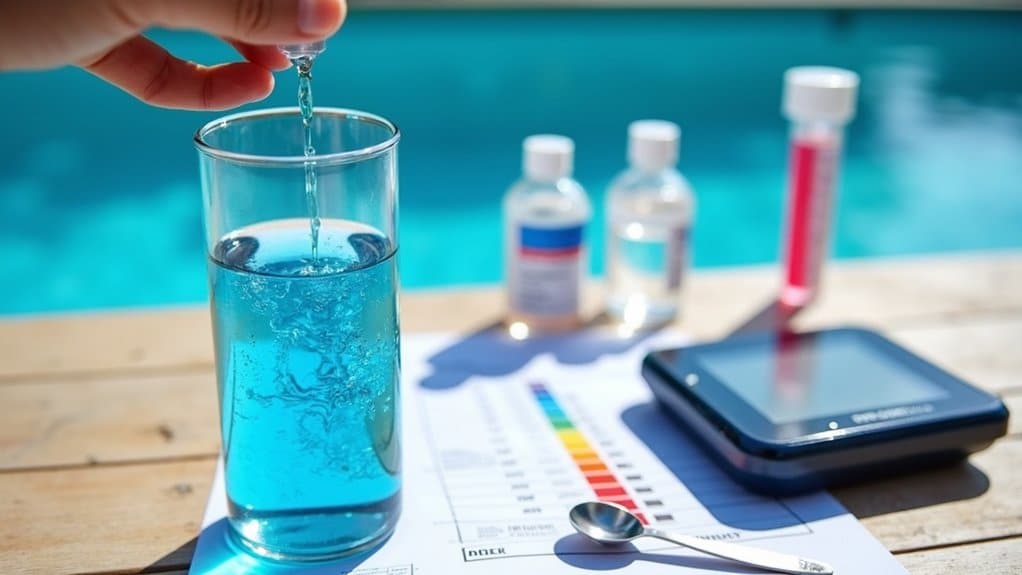 systematic pool chemical adjustments