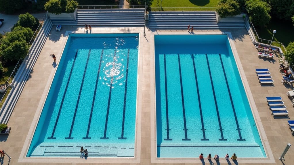 budget olympic swimming pool