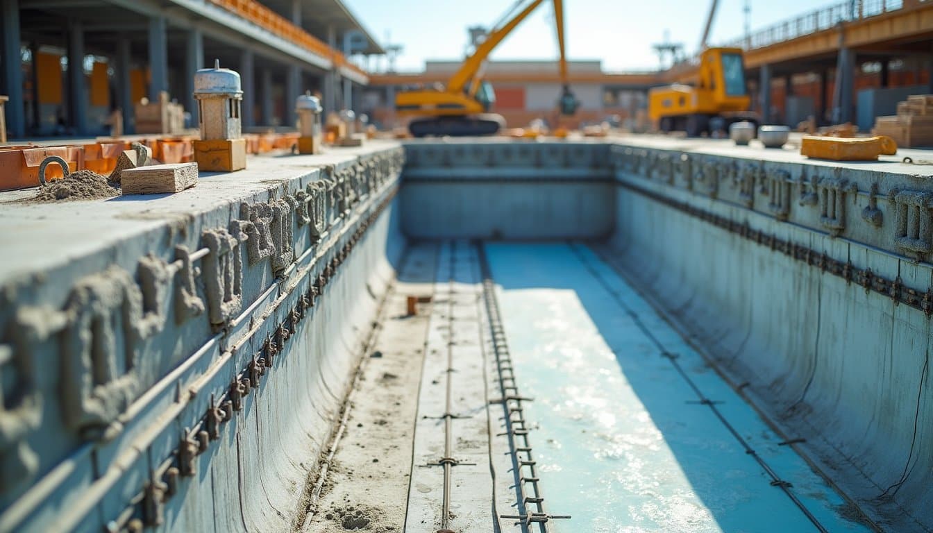 reinforced concrete shell waterproof construction quality