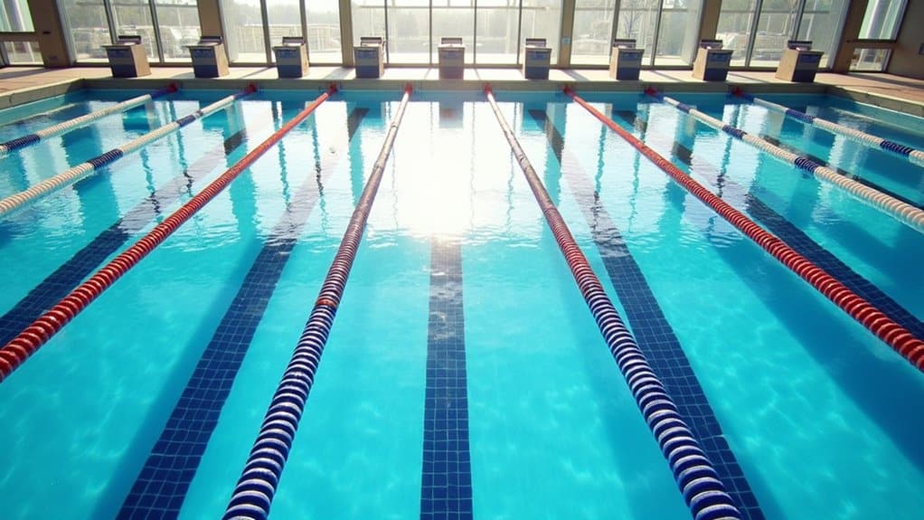 designing optimal olympic swimming facilities