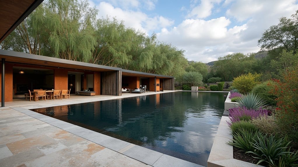 eco friendly sustainable luxurious pool designs