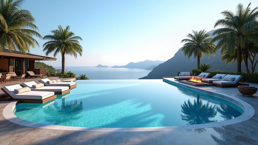 elegant backyard resort style living