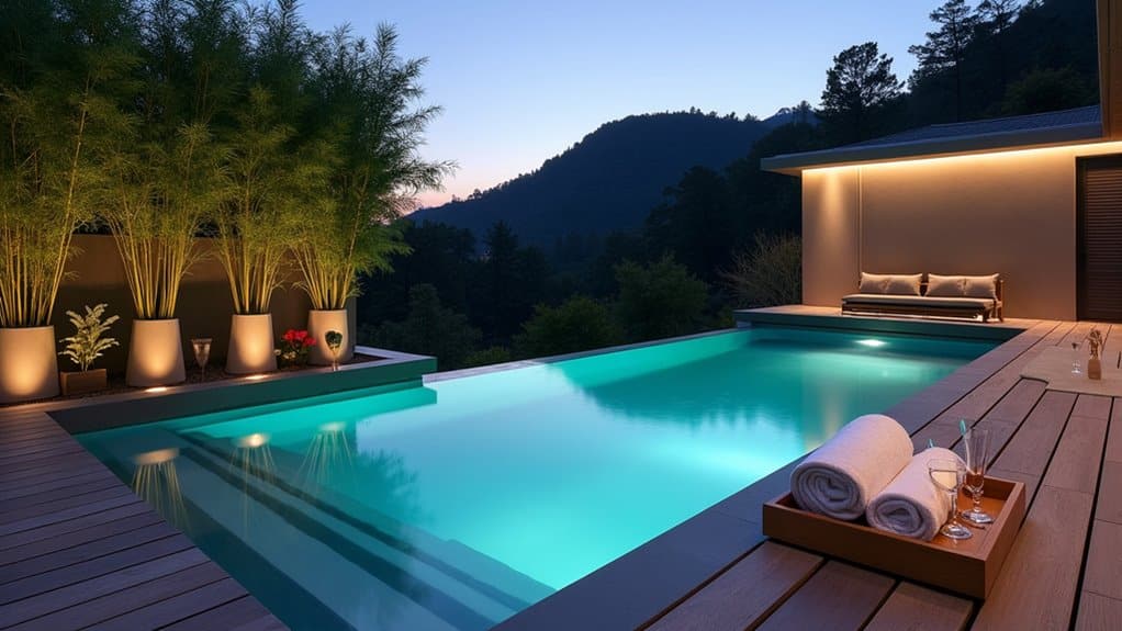 space saving luxury pool designs