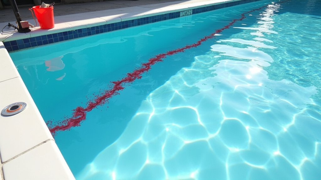 pool water loss diagnosis