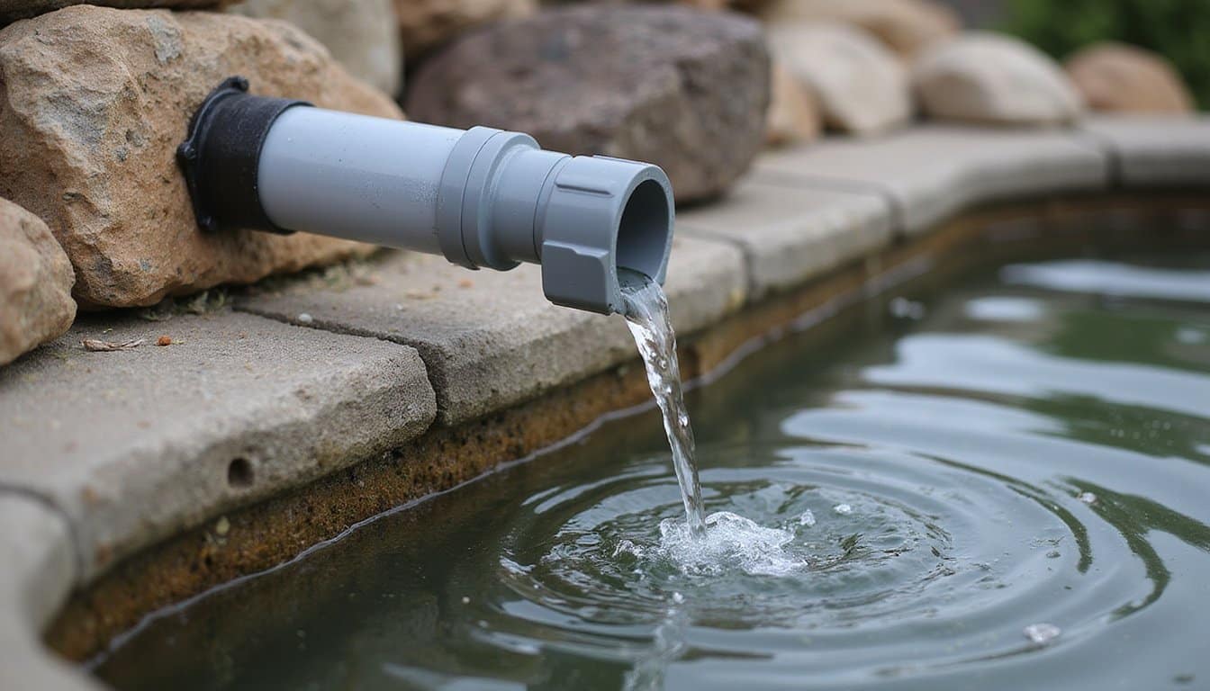 carefully connect test water flow