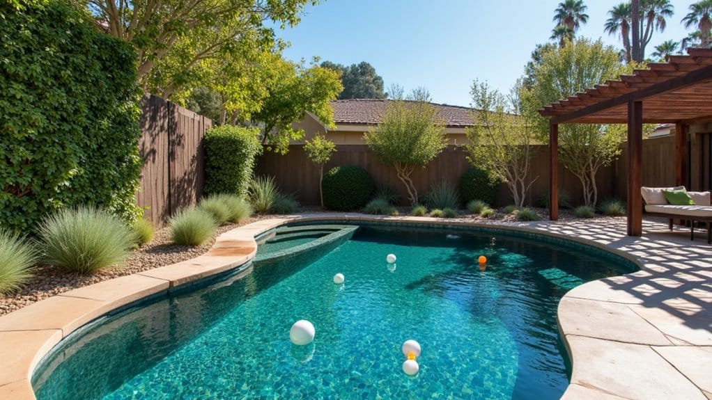 eco conscious sustainable luxury poolscape