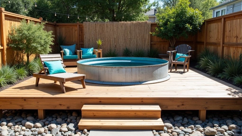 multi level stock tank oasis