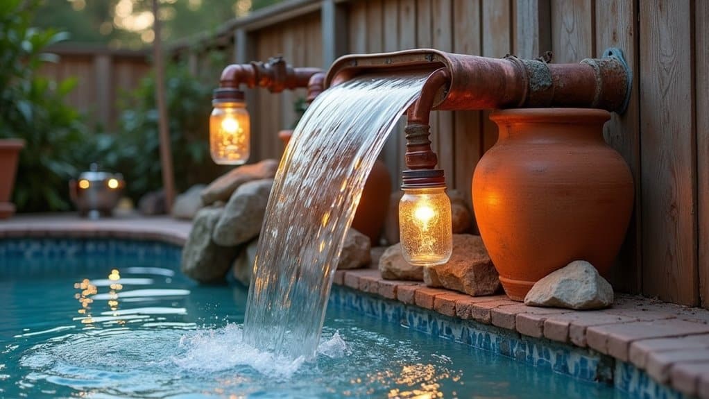 sustainable water features upcycled visual harmony