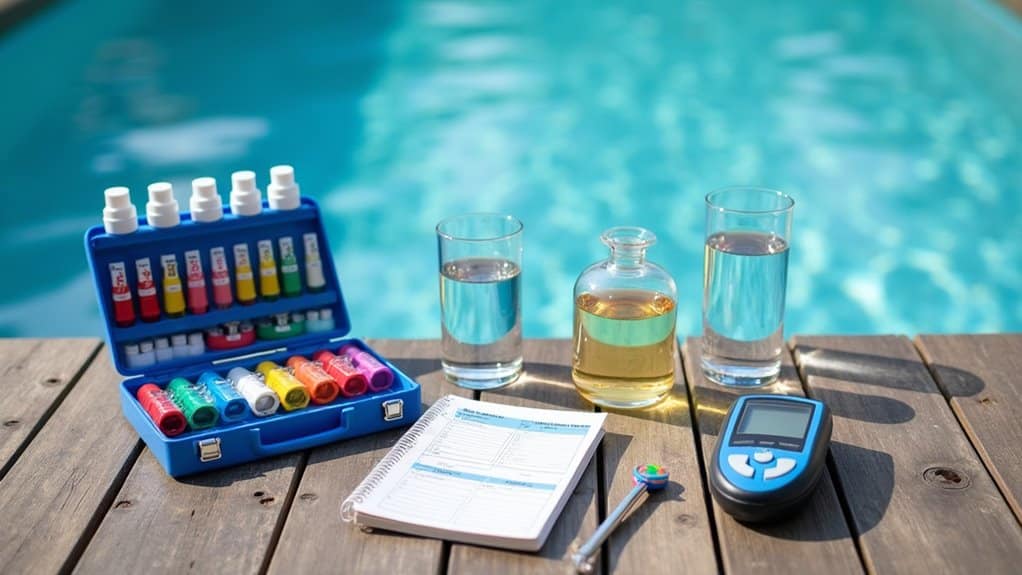 year round pool chemistry monitoring