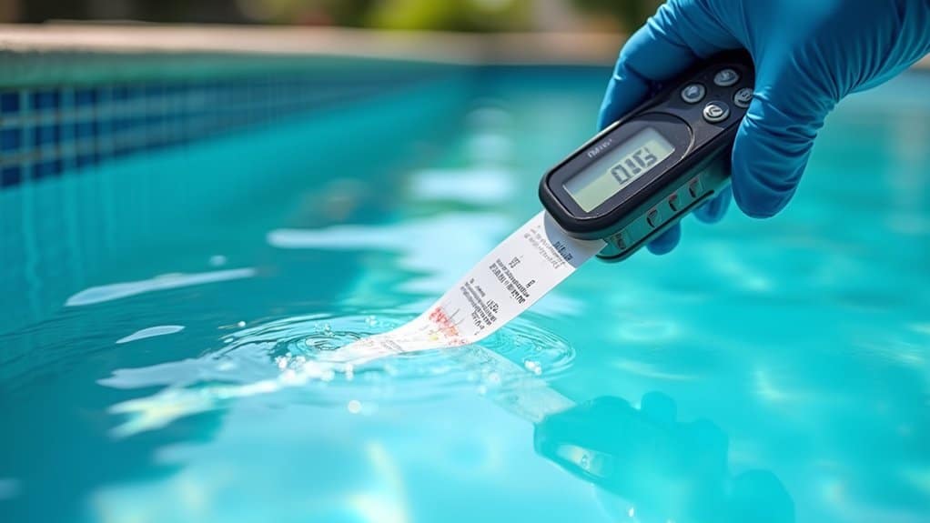 seasonal pool water chemistry monitoring