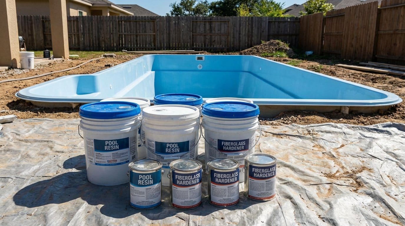 fiberglass pool repair resin recommendations