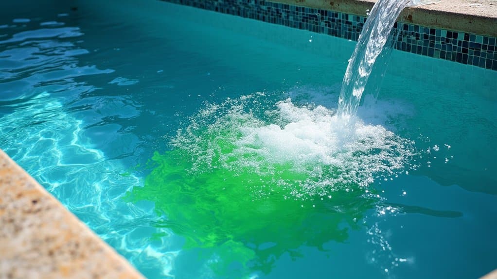muriatic acid kills pool algae