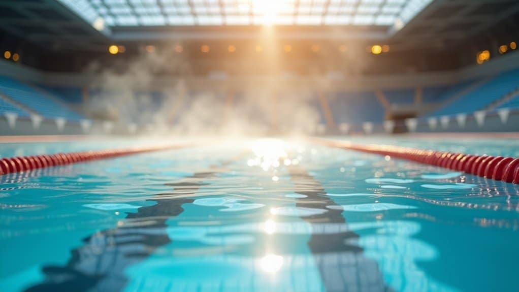 olympic pools temperature varies