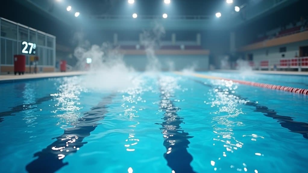 precise temperature controlled olympic swimming pools