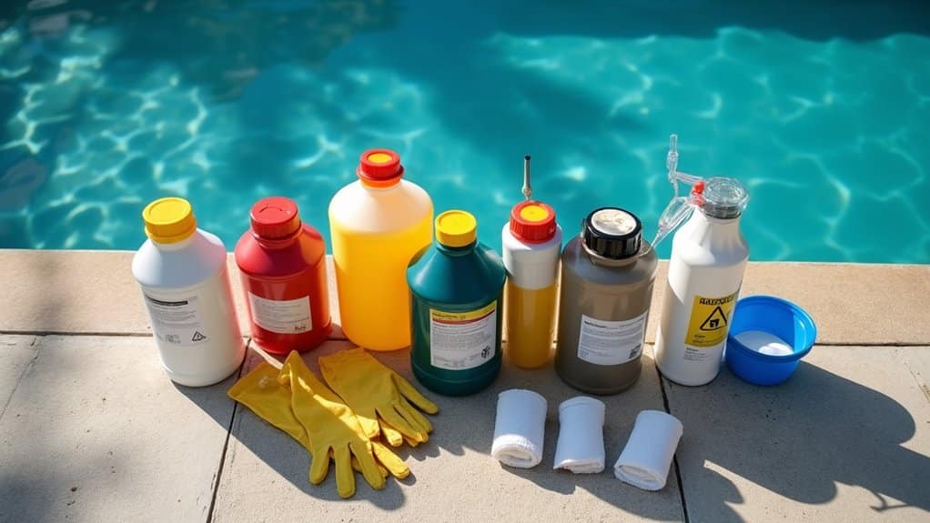 proper hazardous pool chemical disposal