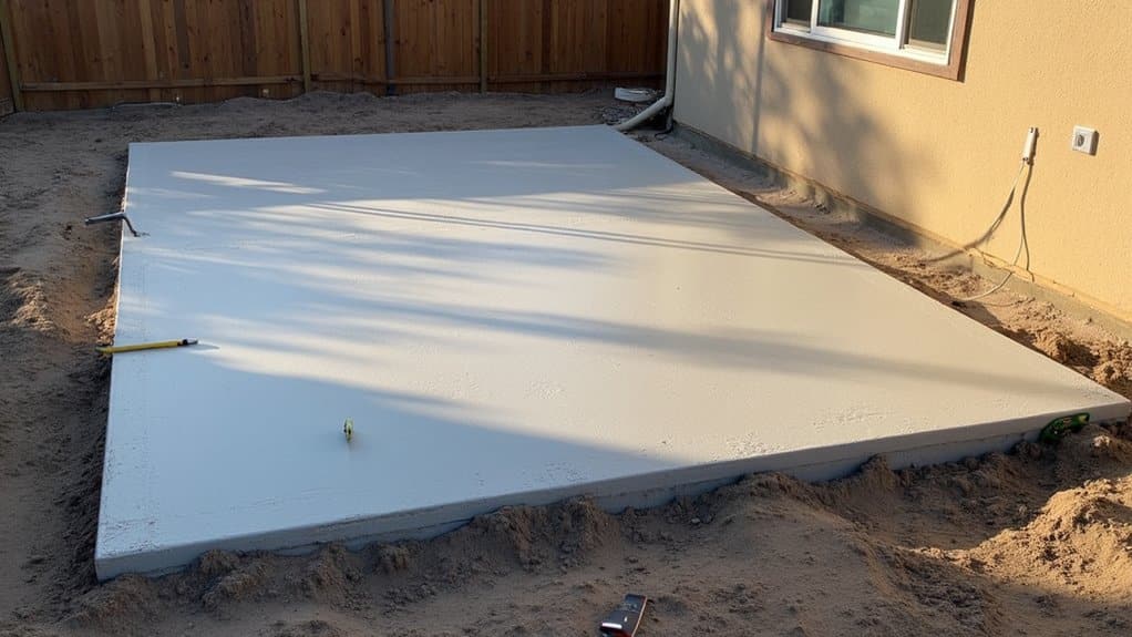 engineered concrete pad specifications