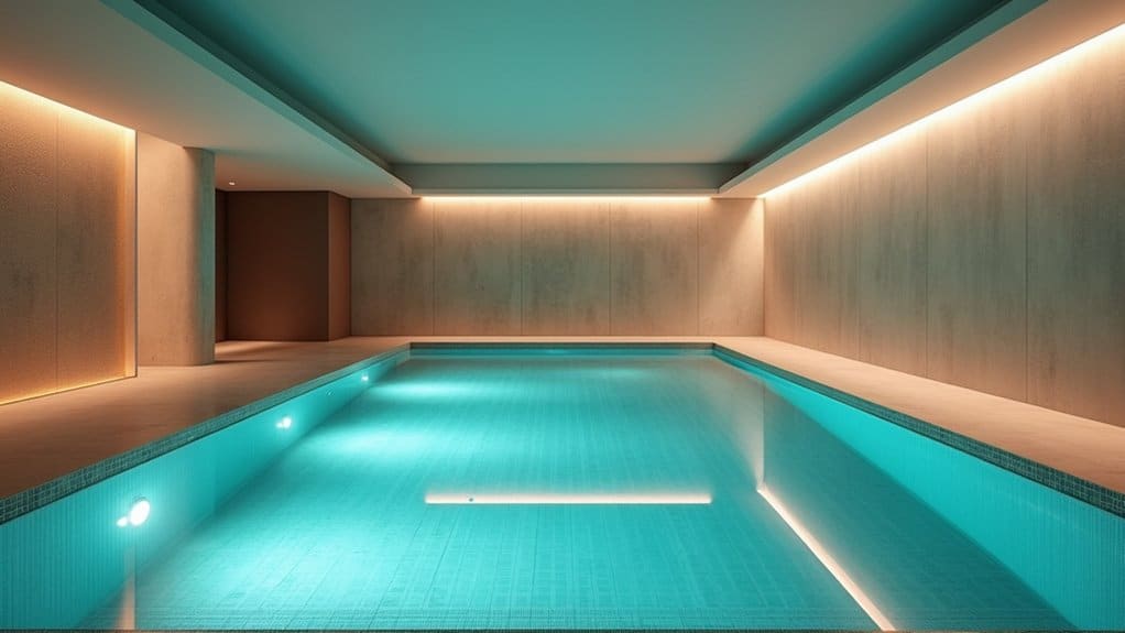 indoor pool shape selection