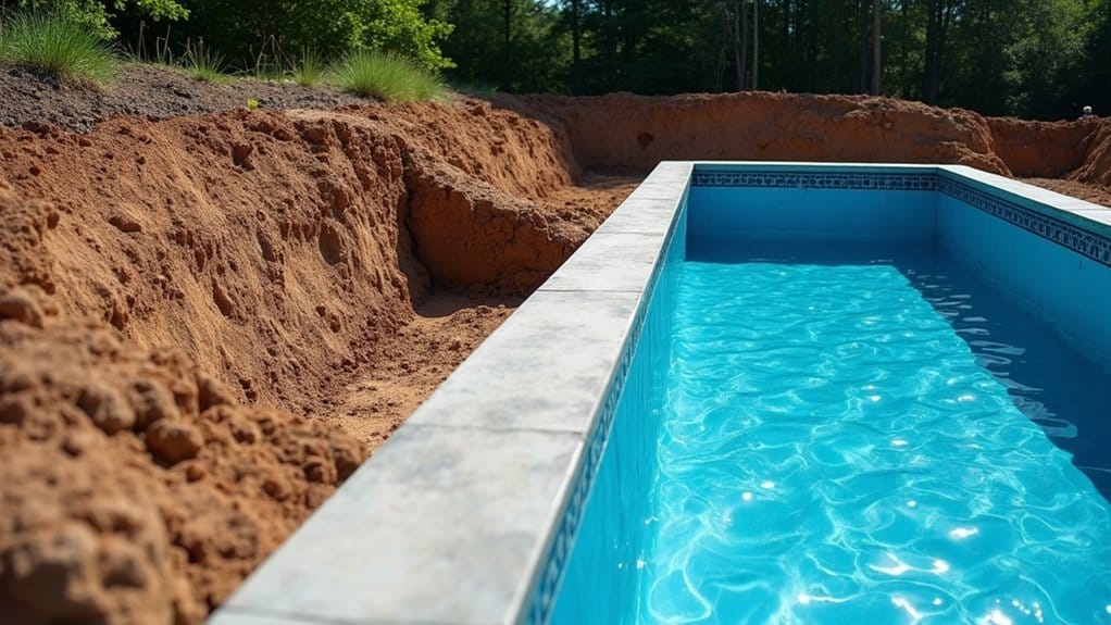 lap pool installation duration