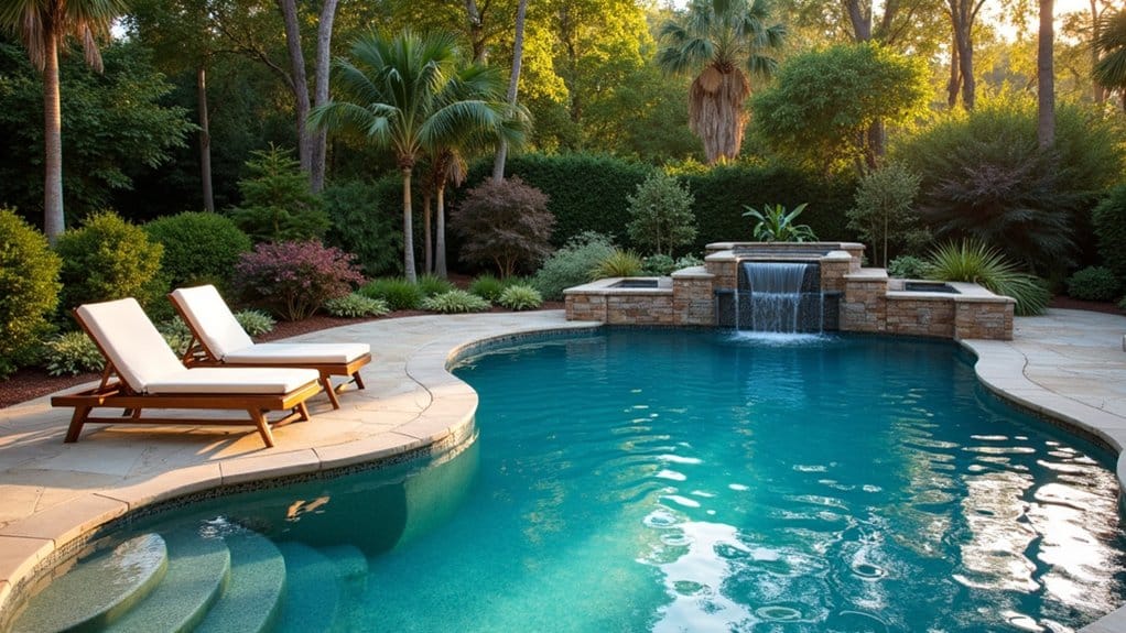 custom pool features increase cost