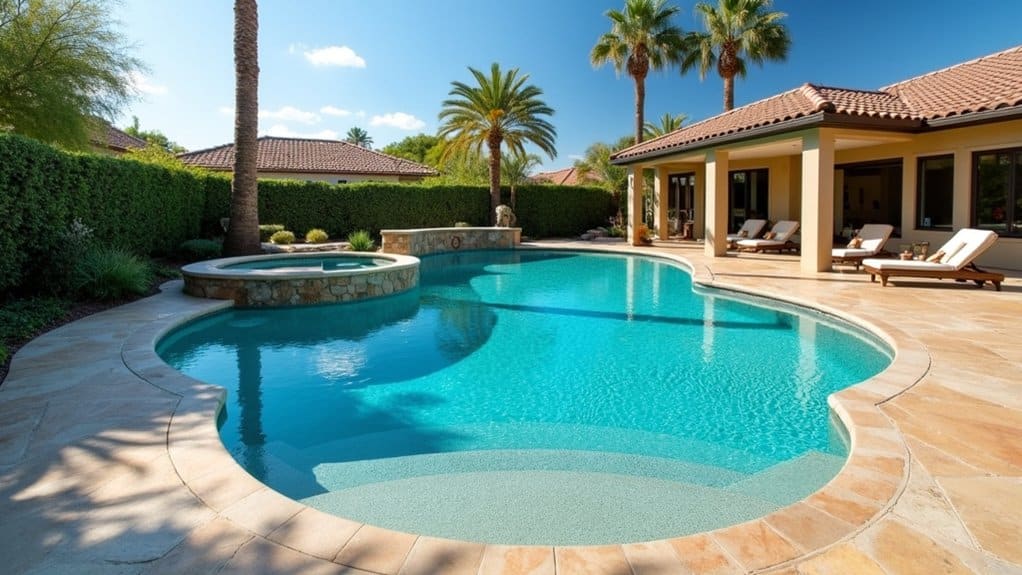 gunite pool concrete construction