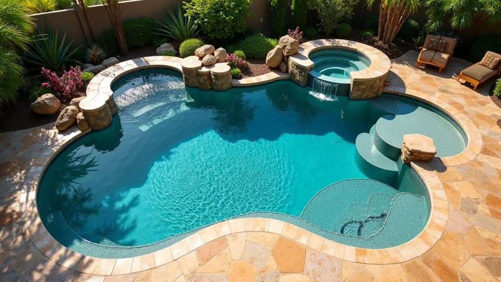 gunite pool shape design