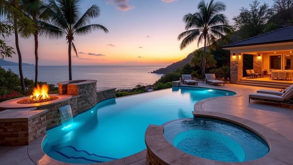luxury infinity pool features