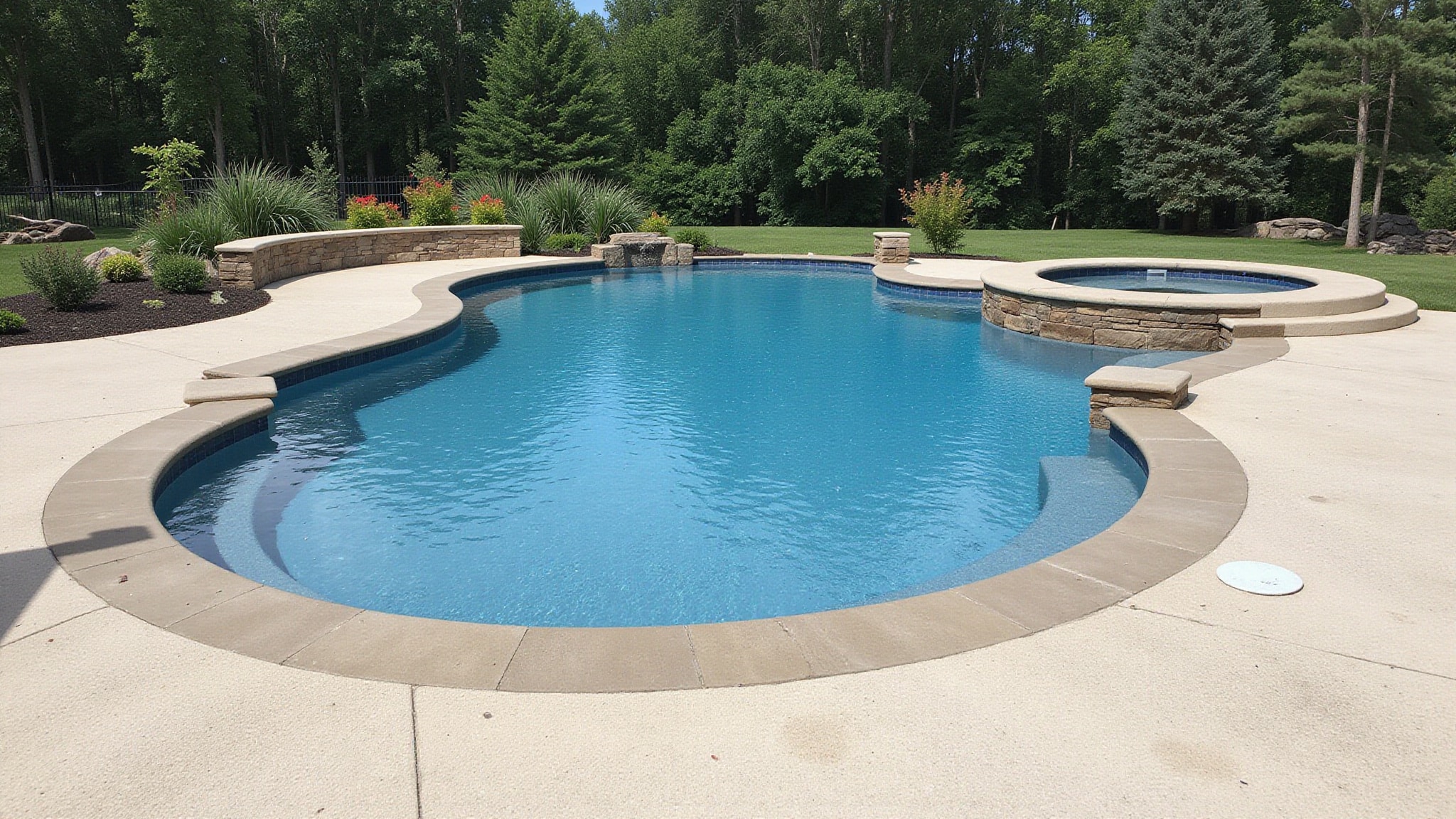 luxury gunite pool design
