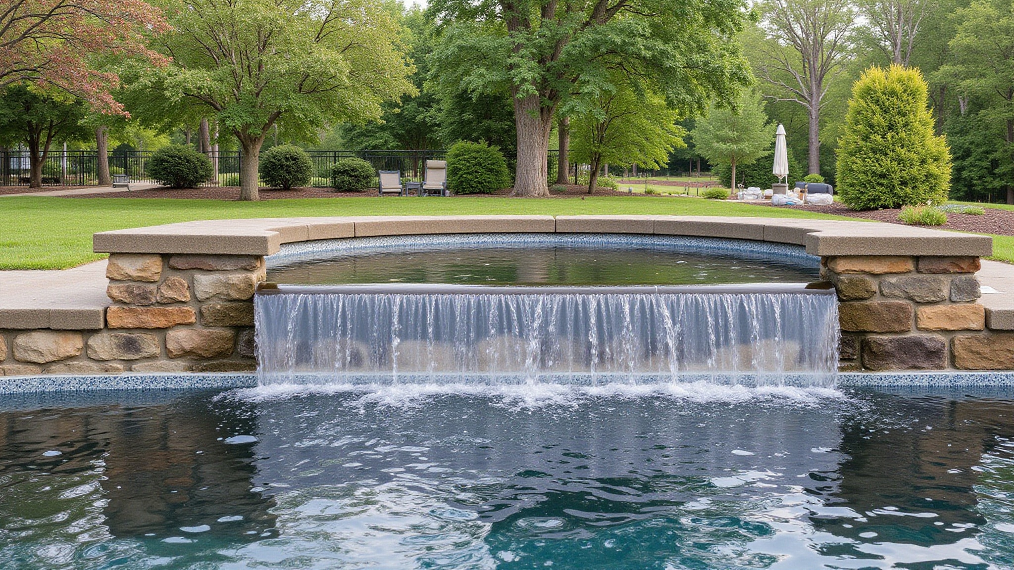 perimeter spillway balancing pool