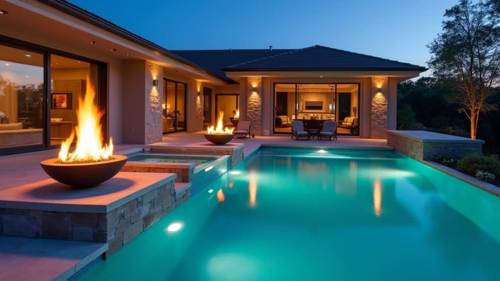 pool fire bowls and burners