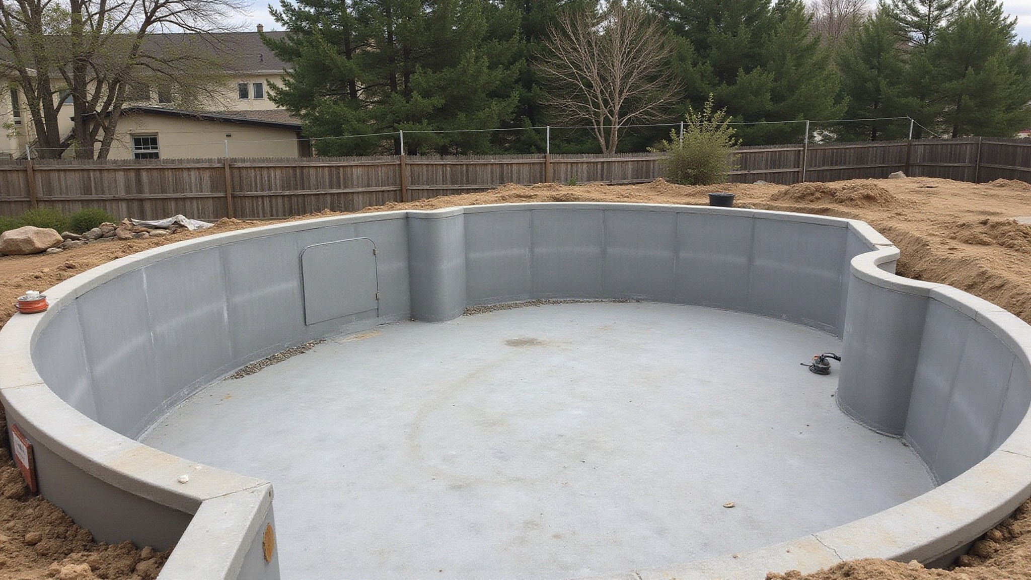 cement and sand spray mix