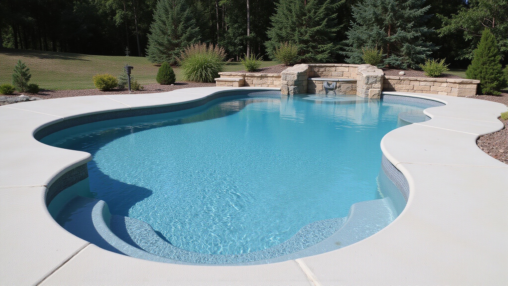 sprayed cement sand rebar pool