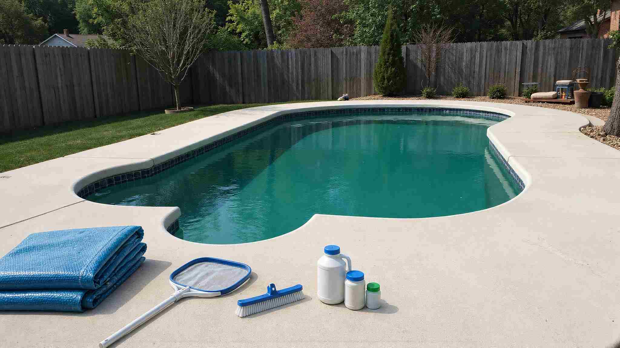 bringing a green pool restored