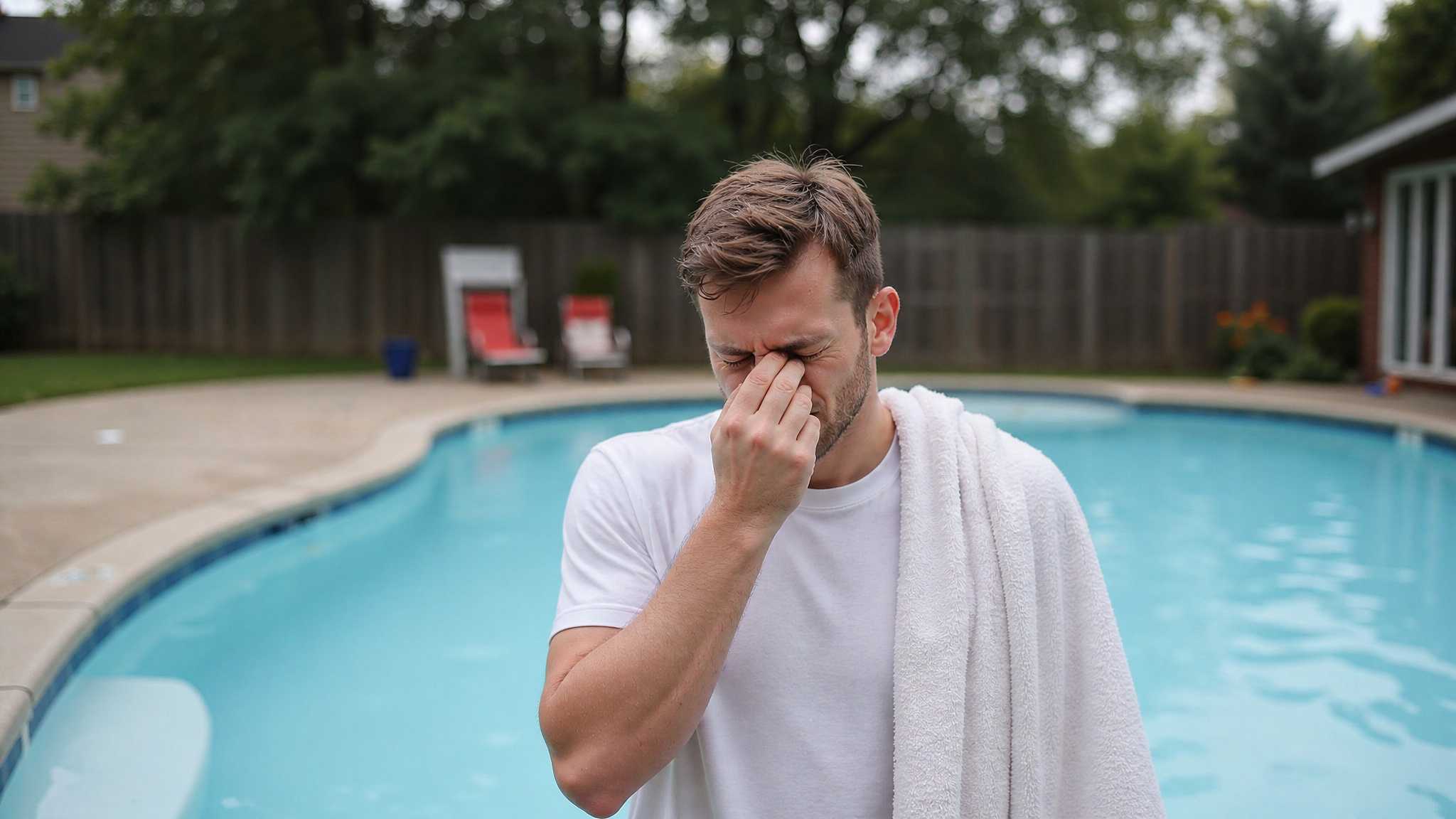 eyes sting after every long swim